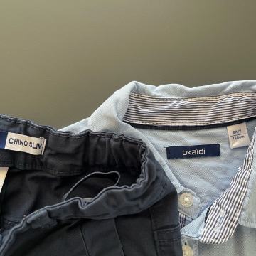 Okaidi srajca in hlače 122/128