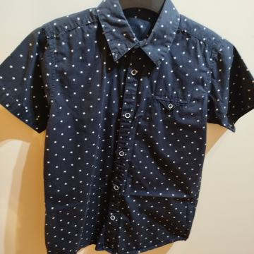 Prodam fantovsko srajco kratek rokav temno modra vel. 146-152 za 5 eur