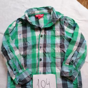 Srajca dolg rokav različne št. 104