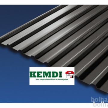 kovinska kritina, pločevinasta kritina s filcem