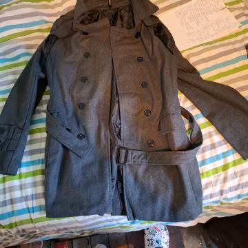 Kenoukudijaje firma zimskega plašca do kolen velikost XXL