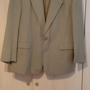 Moški sako, lahek, zelenodrap barve, št. 54