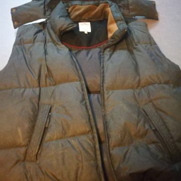 jakna, brezrokavnik TOM TAILOR, temno zelena, št. XL