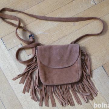 dekliška usnjena torbica Zara