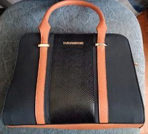 Elegantna črno-rjava torbica