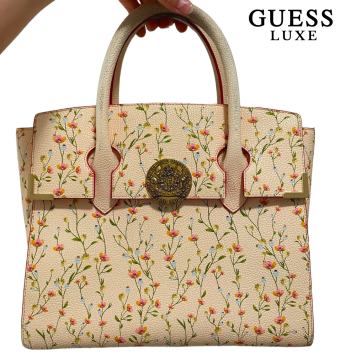 GUESS Luxe Atlas Satchel Flowers torbica
