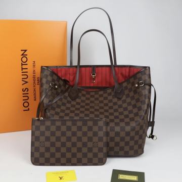 LOUIS VUITTON NEVERFULL DAMIER PRAVO 100% USNJE NOVA