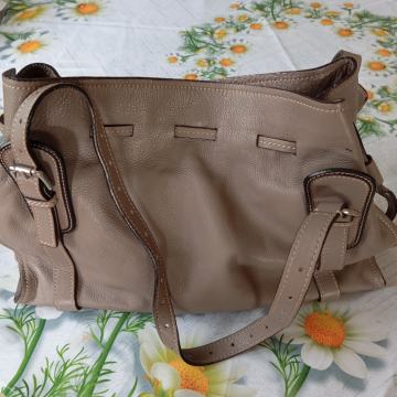 LSL RJAVO SIVA USNJENA TORBICA - PRAVO USNJE