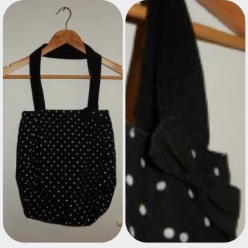 m.dodatek#nakupovalna#TORBICA ○bombaž ○polka dots