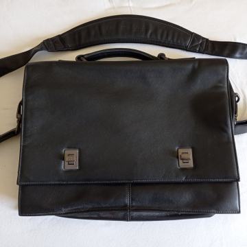 Usnjena moška aktovka torba Kenneth Cole, New York