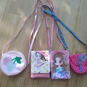 OTROŠKE TORBICE ZA DEKLICO 4 KOSI