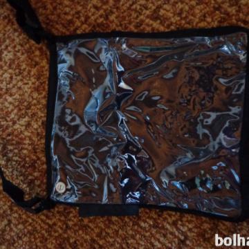 torba za a4 format črna in prozorna