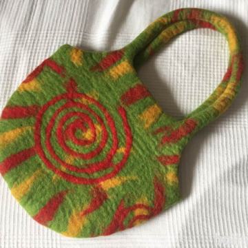 Unikatna torba iz polstene volne - filc