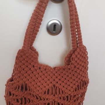 Unikatna nova torbica v makrame tehniki