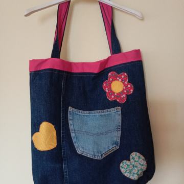 NOVA UNIKATNA JEANS TORBA