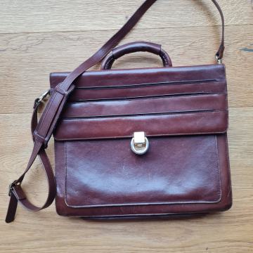 Usnjena aktovka, TOKO, made in Italy