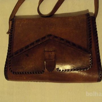 Usnjena torbica ročno delo