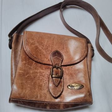 Usnjena vintage torbica