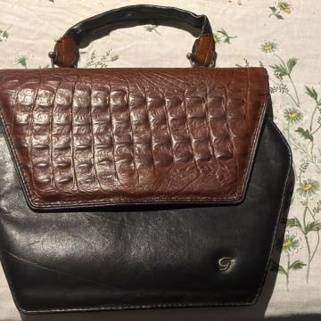 Vintage usnjena żenska torbica Grošelj