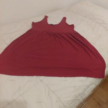 Bordo rdeča tunika brez rokavov