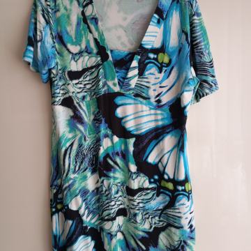 GERRY WEBER ZELENO MODRA VISKOZNA TUNIKA 40/42