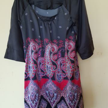 PROMOD ZELENO PISANA  NOVA TUNIKA S/M