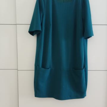 Turkizna tunika velikosti 44