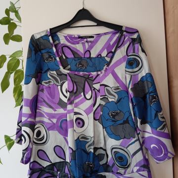 VERO MODA NOVA SIVO PISANA TUNIKA M