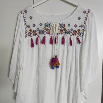 Bela bombažna tunika S/M
