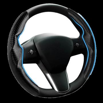 Prevleka za volanski obroč z vzorcem ogljikovih vlaken | Tesla model y