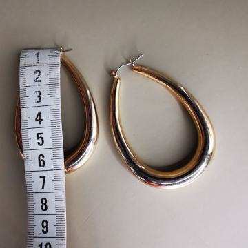 Veliki lahki modni uhani, rinke, kapljice, vintagex nenošeni