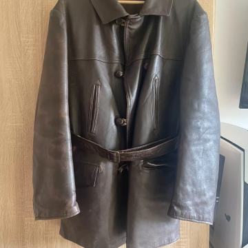Jakna-plašč iz konjskega usnja, model „barnstormer“ L/XL