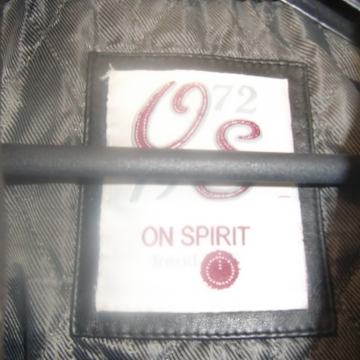 MODNA USNJENA MOŠKA JAKNA