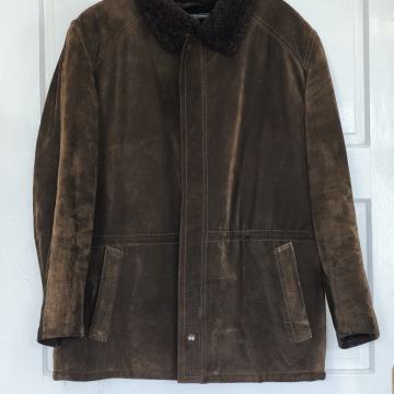 Moška usnjena/semiš jakna, vel. 50/52