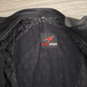 Motoristična usnjena jakna