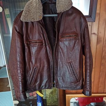 Pilotska usnjena jakna