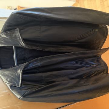 Usnjena jakna iz bivoljega usnja, moška črna, XL/XXL, Ljubljana