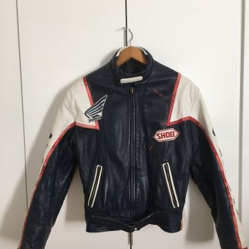 Usnjena jakna Honda, vintage, retro, original