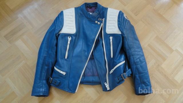 VINTAGE MOTORISTIČNA USNJENA JAKNA - JUMBO - ŠT. S