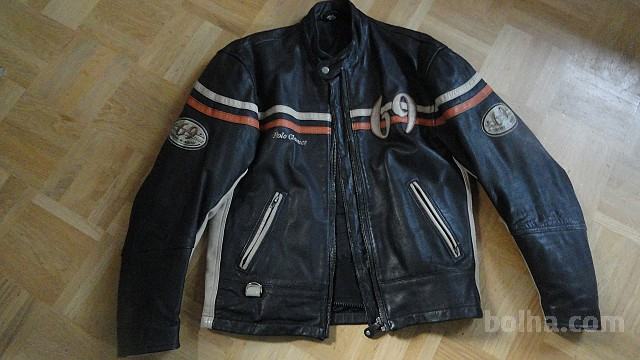 VINTAGE USNJENA MOTORISTIČNA JAKNA POLO ŠT.S-M