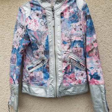 SIVO CVETLIČNA NOVA USNJENA JAKNA M