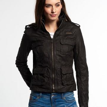 Superdry usnjena jakna