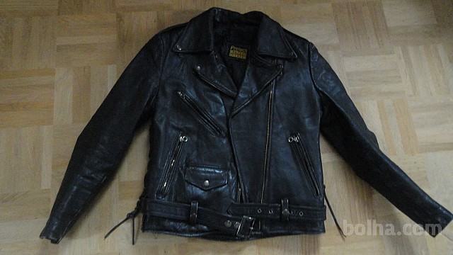 VINTAGE ŽENSKS USNJENA MOTORISTIČNA JAKNA PROTECH ŠT.XS-S