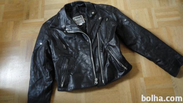 ŽENSKA USNJENA MOTORISTIČNA JAKNA TORZO ŠT.S-M