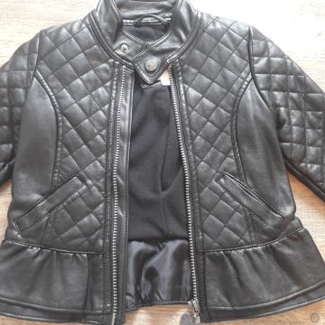 Dekliška jakna 98, imitacija usnja