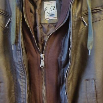 Otroška jesensko- spomladanska jakna v videzu usnja, št. 140 Yes zee