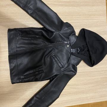 Otroška usnena jakna