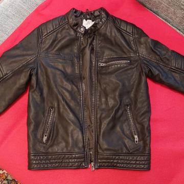 otroška usnjena jakna