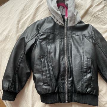 Otroška usnjena podložena  jakna - 104