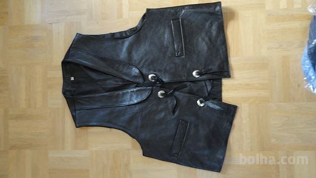 VINTAGE USNJEN MOTORISTIČEN BREZROKAVNIK ELDORADO ŠT.48-50